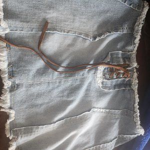 Denim miniskirt
